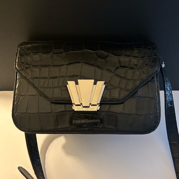 Henri Bendel Croc Textured Handbag - Picture 4 of 16